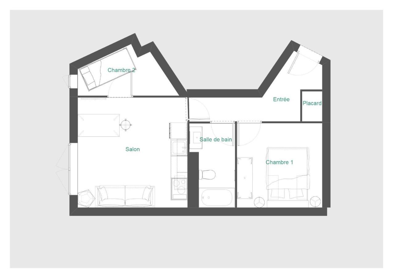 Appt T2 & Cabine - Superbe Vue - Wifi Les Angles  Esterno foto